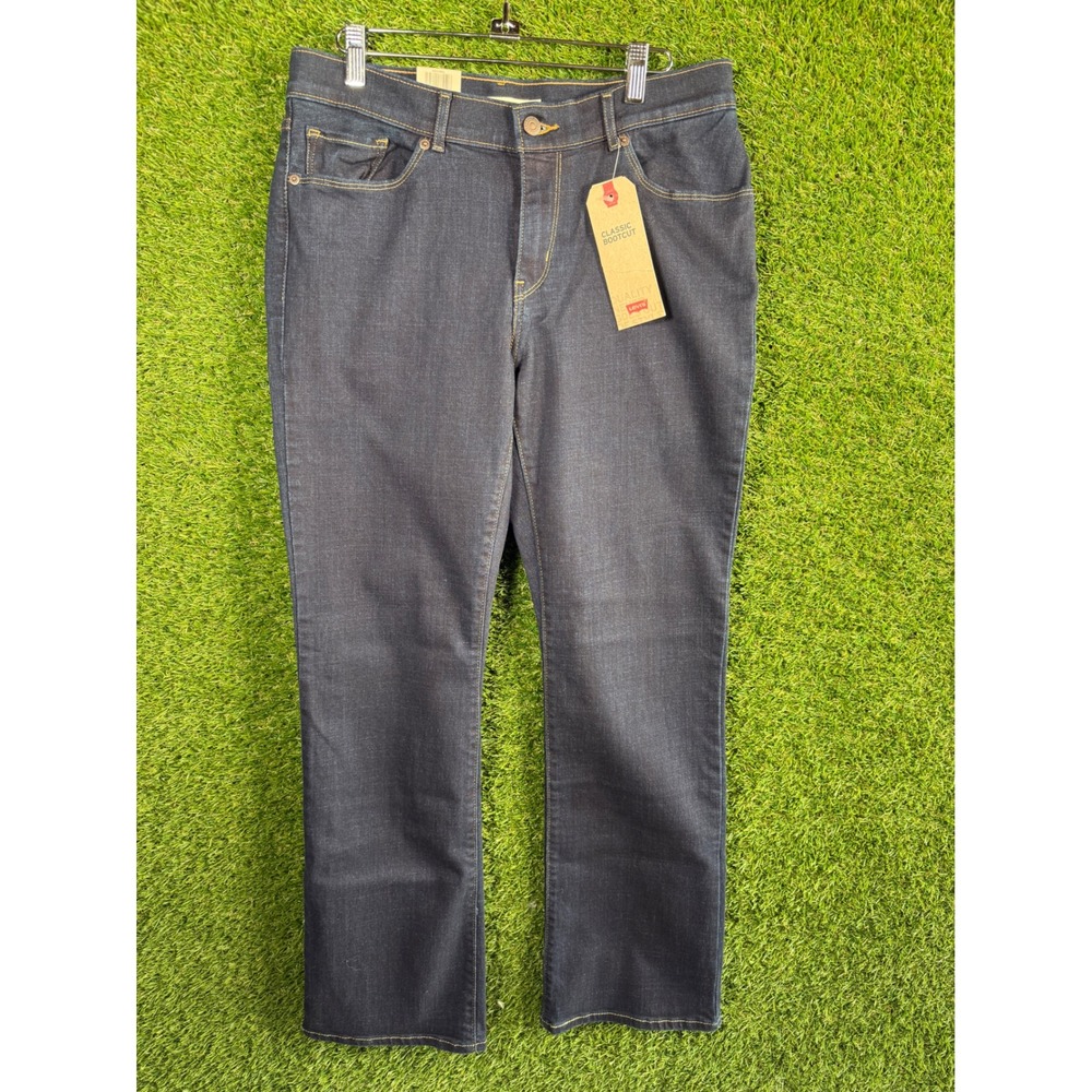 Levis Classic Boot Jeans Women's 30x32 Dark Wash Stretch Denim New With Tags